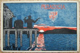 AK STUDENTIKA - PEDAGOGIA NEUCHÂTEL 1915 (?)