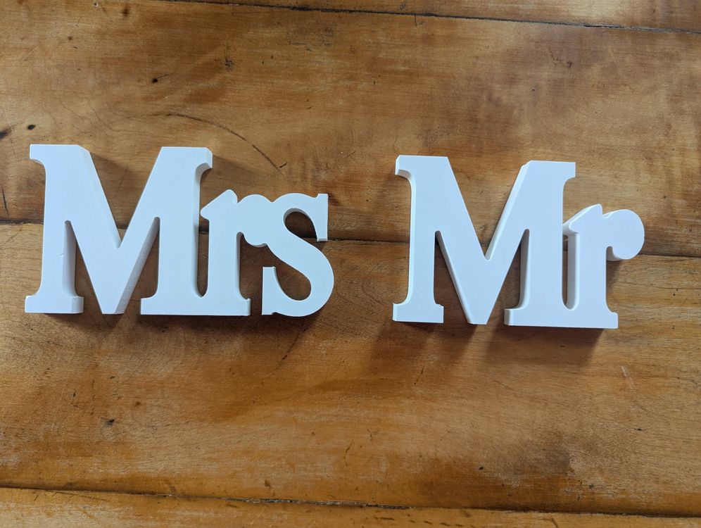Novio & Novia Stuhlbanner Für Hochzeiten – Weiß, 33x27 Cm, Mit Schnur – Romantische Sitzplatz-Deko