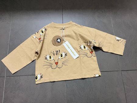 Mini rodini NEU Langarmshirt Katze 80/86