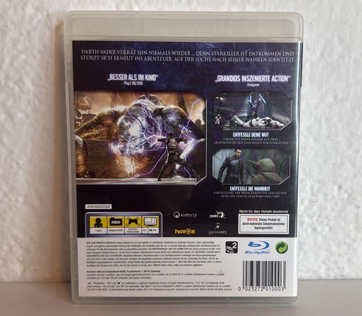 Sony Jeux: Star Wars The Force Unleashed II - PS3 Game – D'occasion à Ehrendingen par bubulence 1
