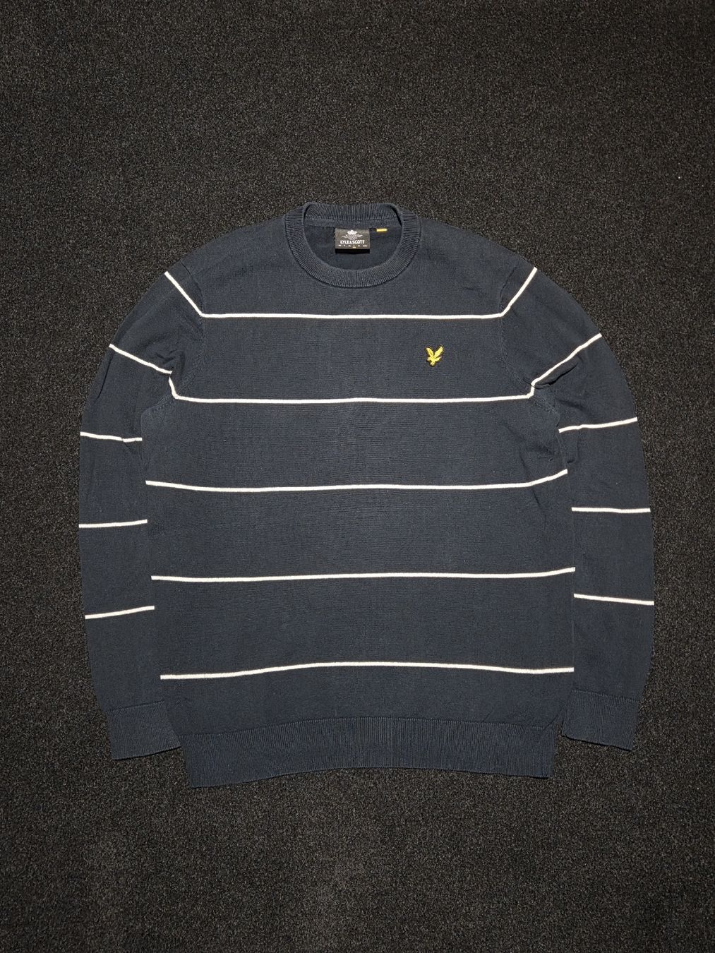 Pullover & Sweatshirts: Lyle & Scott Strickpullover Gestreift – Grösse L – Neu (gemäss Beschreibung) aus Biel/Bienne von casualculture.store