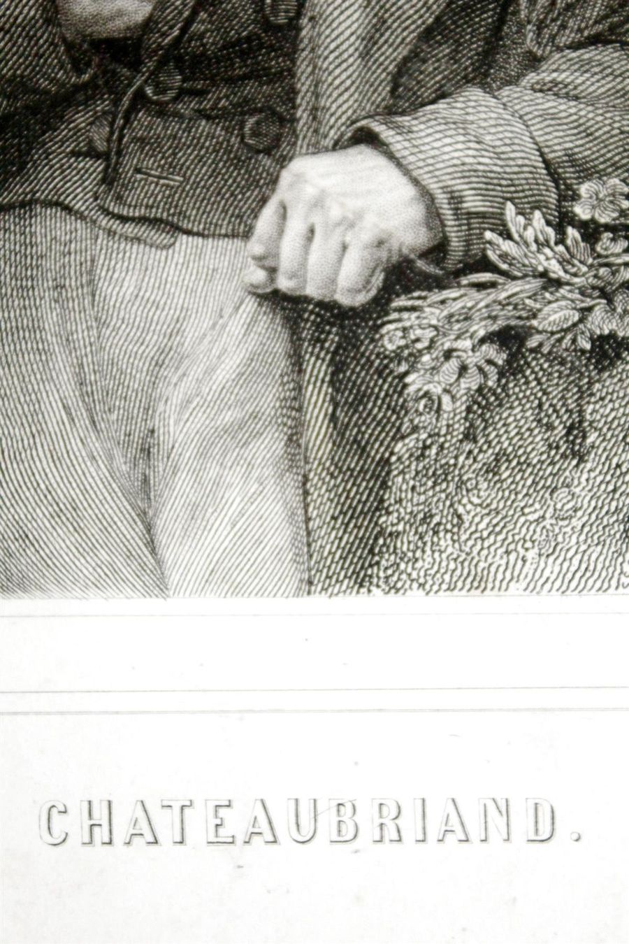 Incisioni: Stahlstich CHATEAUBRIAND, um 1850 – Usato da Bern venduto da kultiges 7