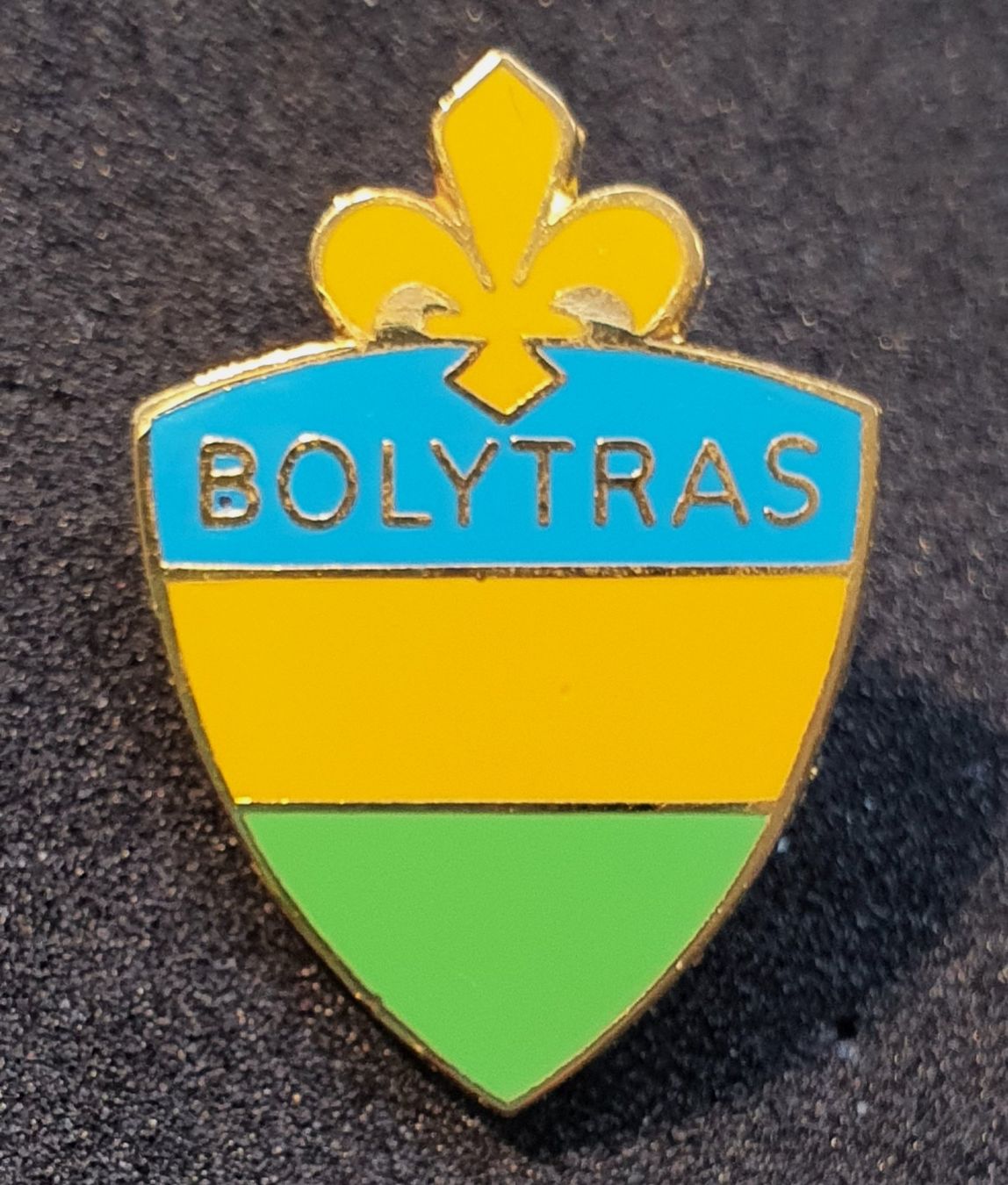 Plaketten & Abzeichen: T810 - Pin Wappen /Logo  BOLYTRAS – Gebraucht aus Reinach BL von Boston-Verkauf