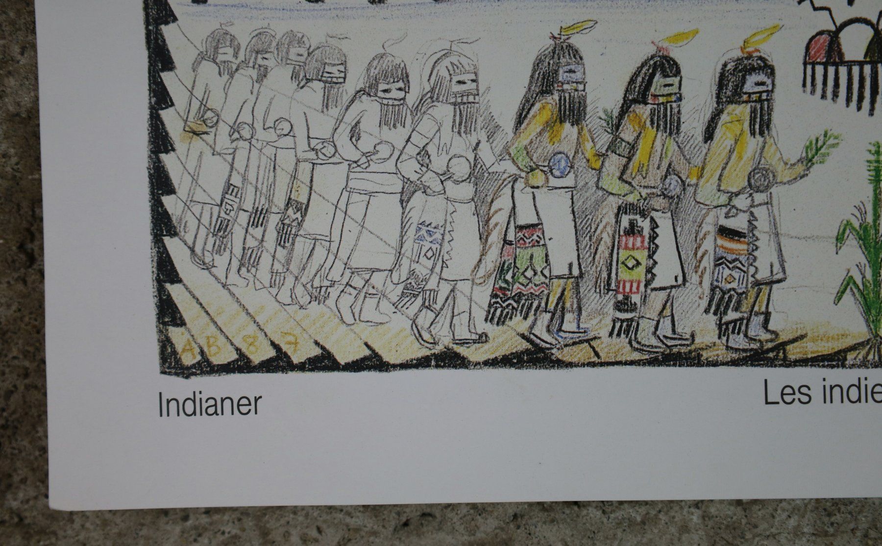 Foto & Immagini: Schulwandbild "Indianer" A. Barmettler – Usato da Birrwil venduto da brandschatz_birrwil 4