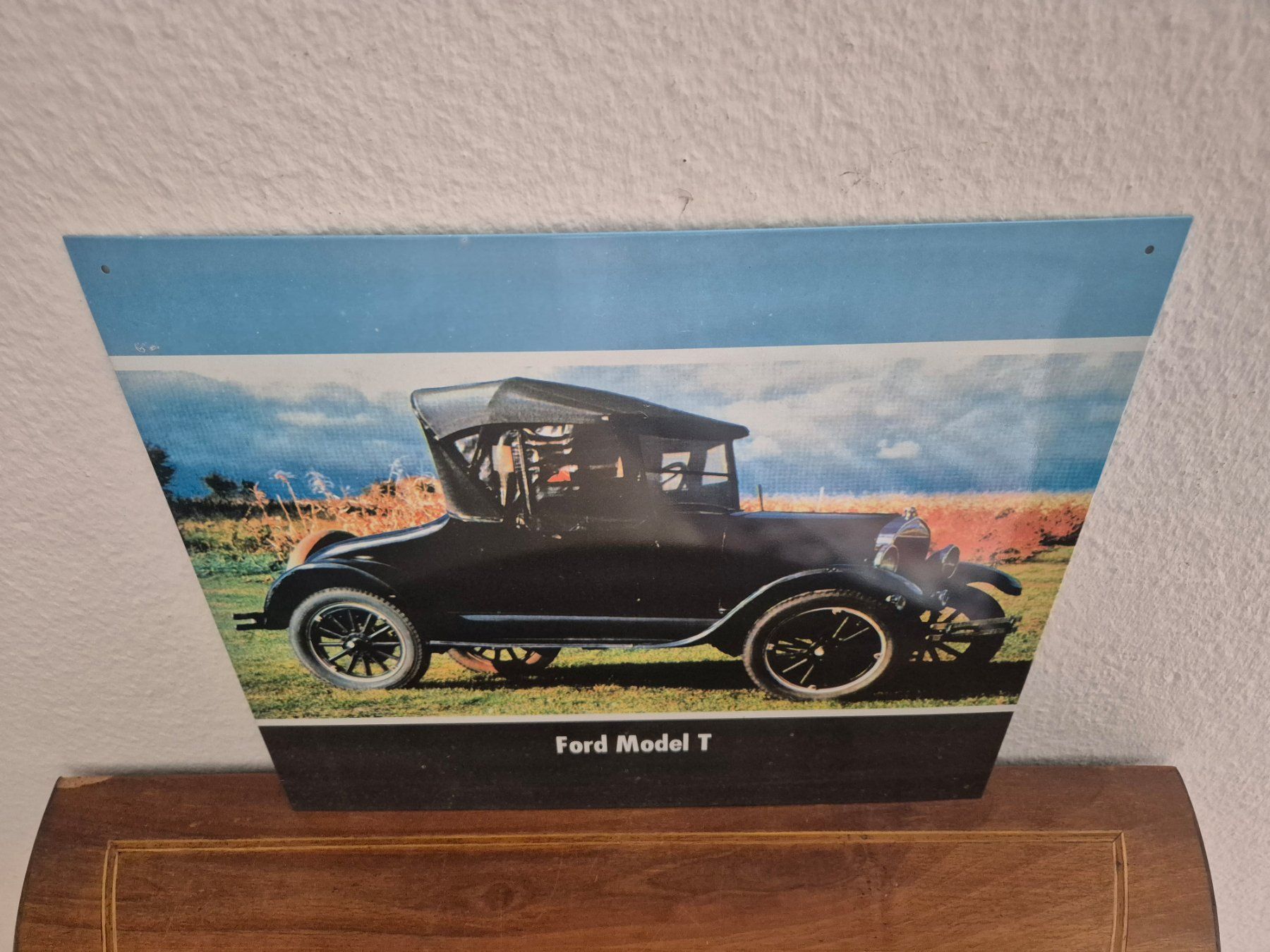 Ford Insegne: Blechschild Ford Model T Oldtimer Schild Blech Reklame Retro – Usato da Schaffhausen venduto da pfanis09 2