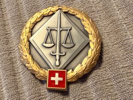 Beret Emblem Militärjustiz (Variante 1) - Schweizer Armee
