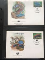 WWF Grenada 1984 Korallenfisch Satz Ersttagsbriefe