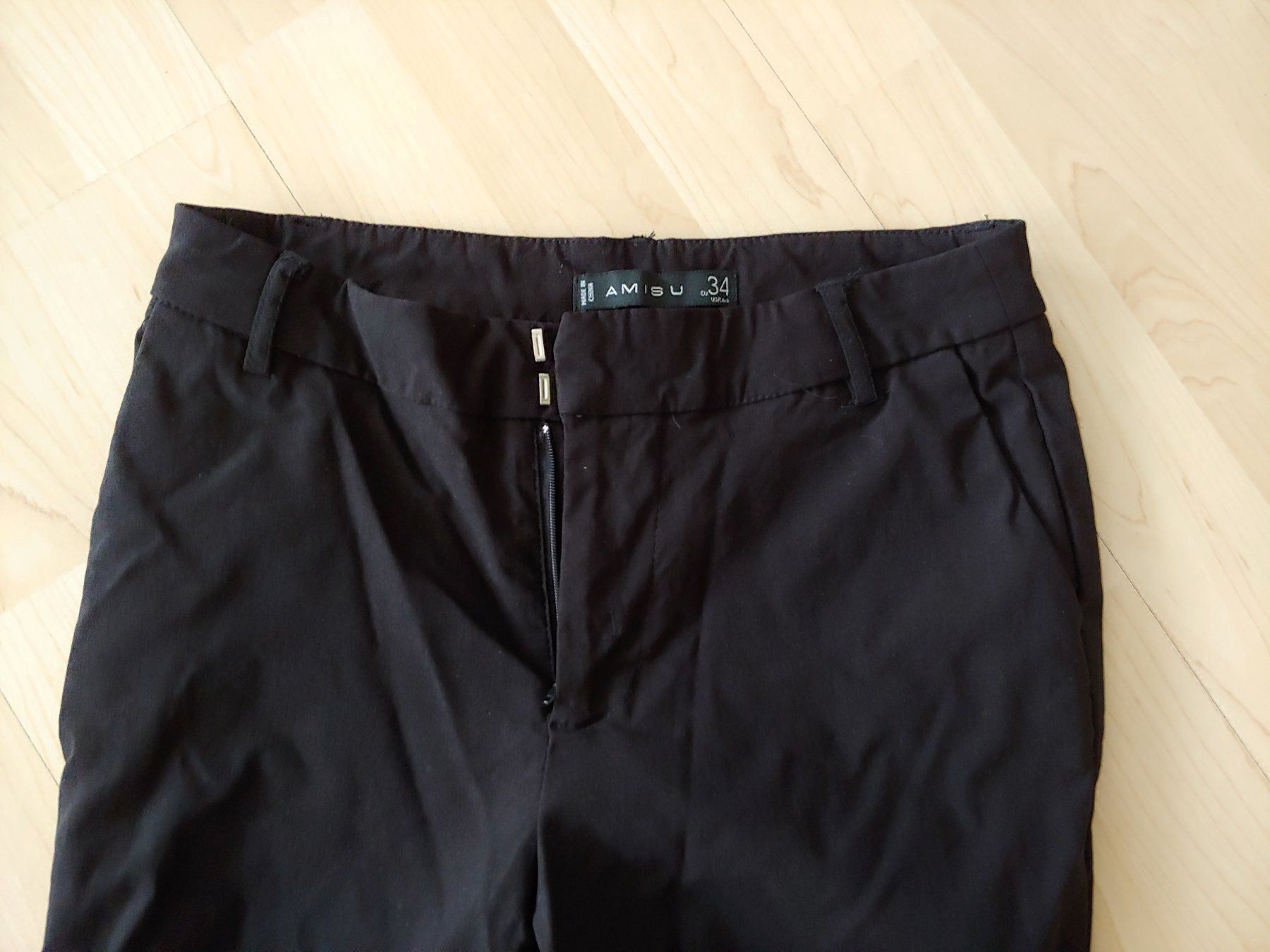 Pantaloni: Hose Amisu, 34, 77 % Viscose, tiefschwar – Usato da Suhr venduto da andreas_2008 2
