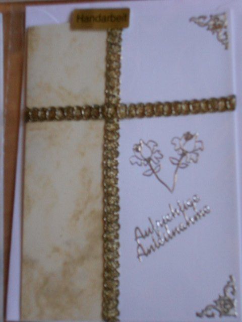 Cartoline: 5 Trauerkarten mit Kuvert und Einlageblatt HANDARBEIT – Nuovo (secondo la descrizione) da Flühli LU venduto da primula-47 5