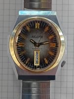 RARE Vintage HELIOSA Gents watch Day/Date ETA2789 Working.