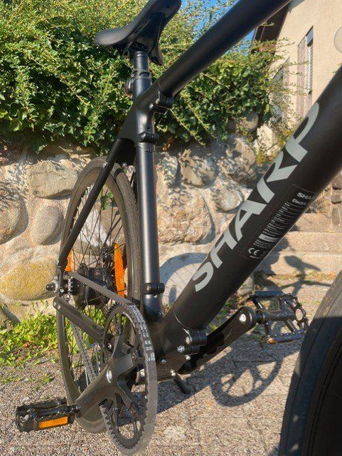 Velos: Hybrid E-City Bike Sharp BK-RS08-EB – Gebraucht aus Hünenberg von Andreas01 2