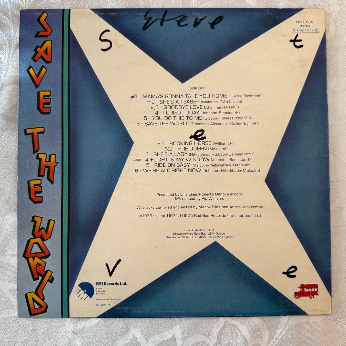 Dischi in vinile: GEORDIE - SAVE THE WORLD – Usato da Zürich venduto da fehlton 1