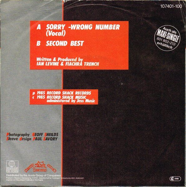 Schallplatten: Thomas Evelyn: Sorry, Wrong Number 7" – Gebraucht aus Steinhausen von Vilivinili 1