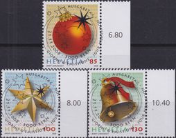 2008, Nr.1291-1293 "Weihnachten" mit ET-Voll-Stempel + TAB.