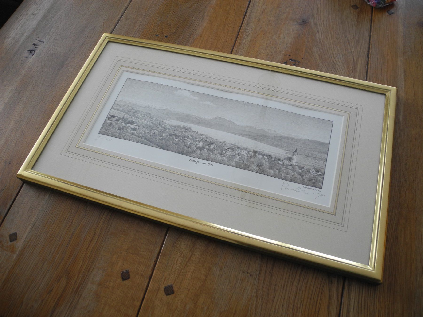 Foto & Immagini: ORIGINAL GRAFIK SEENGEN 1900  SIGNIERT – Usato da Reinach AG venduto da Huckleberrysix