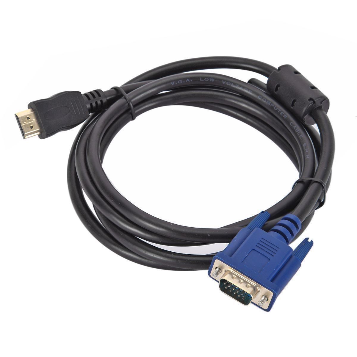 Adattatori: HDMI zu VGA Stecker zu Stecker 1,8 m – Nuovo (secondo la descrizione) da Thun venduto da nuonuo 3