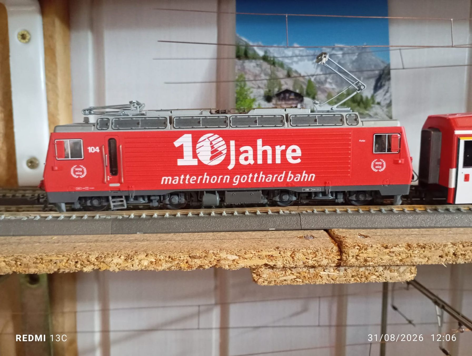 Bemo Modellini di ferrovie: Rame MGB HGe 4/4 + 6 wagons – Usato da Torgon venduto da MOB9519 2