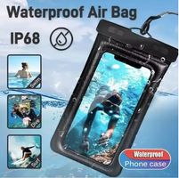 Wasserdichte Handyhülle IP68 schwarz neu für Smartphone