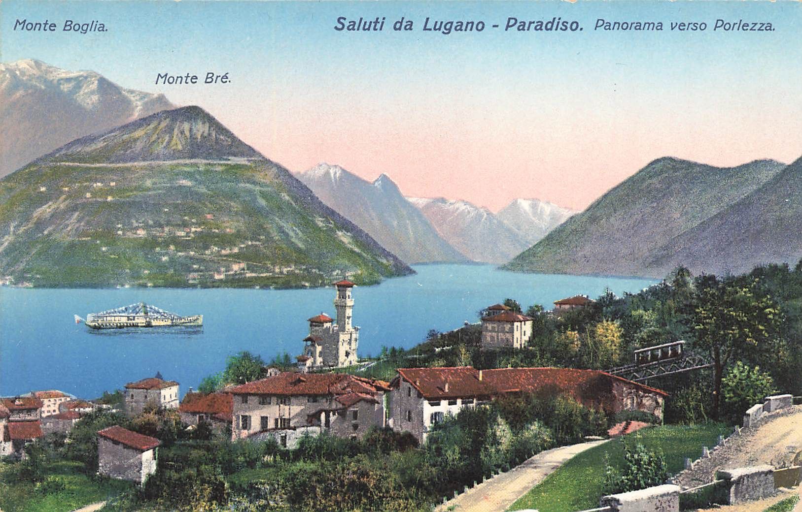 Cartes postales: Lugano Paradiso battello schiff boot – D'occasion à Biasca par Blenio71