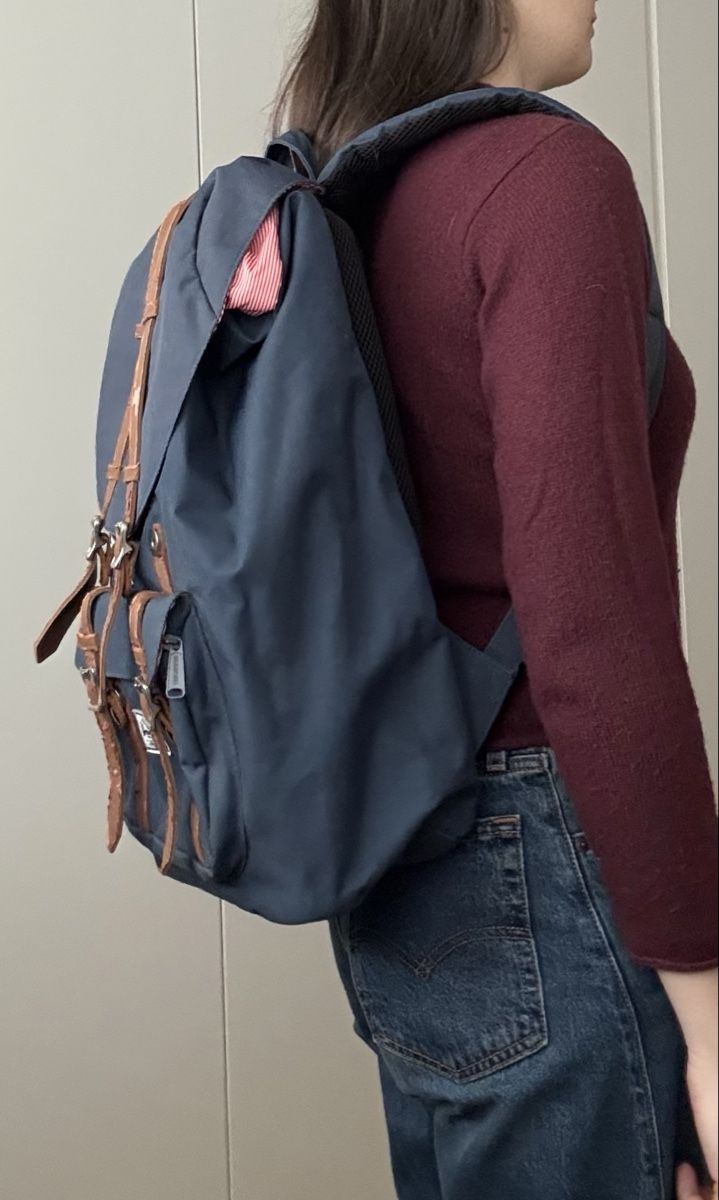 Herschel Zaini: Backpack Rucksack Herschel blue damaged with red pattern – Difettoso da Baden venduto da LucyPeckam32 1