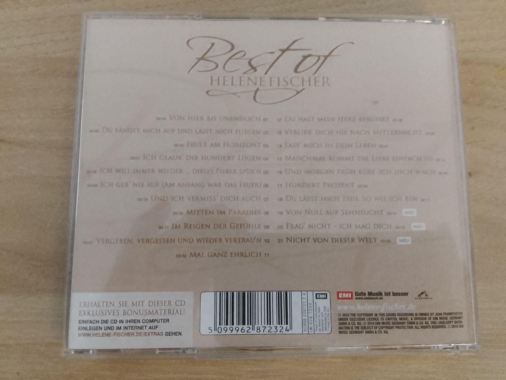 CD: Helene Fischer – Usato da Liebefeld venduto da CD-Urs 1
