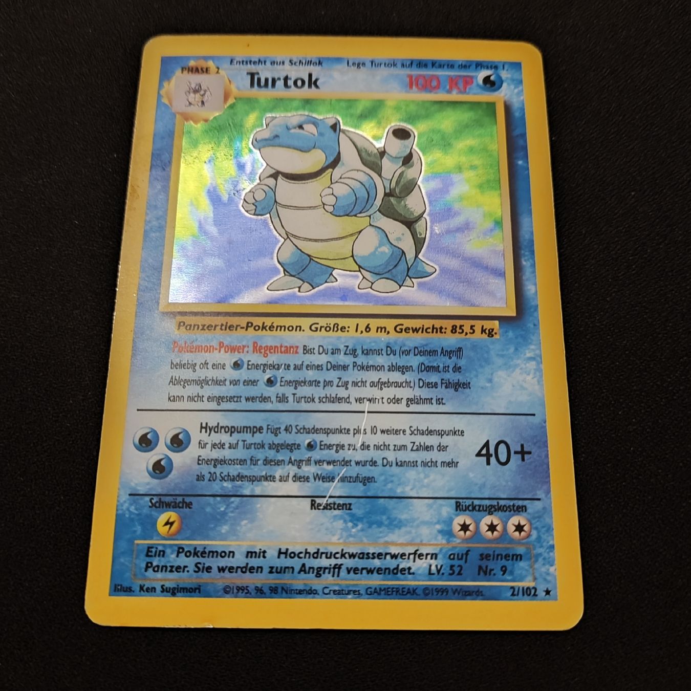 Pokémon Carte collezionabili: Turtok Base set-Holo 2/102 - LP – Usato da Wilen b. Wollerau venduto da ATS90