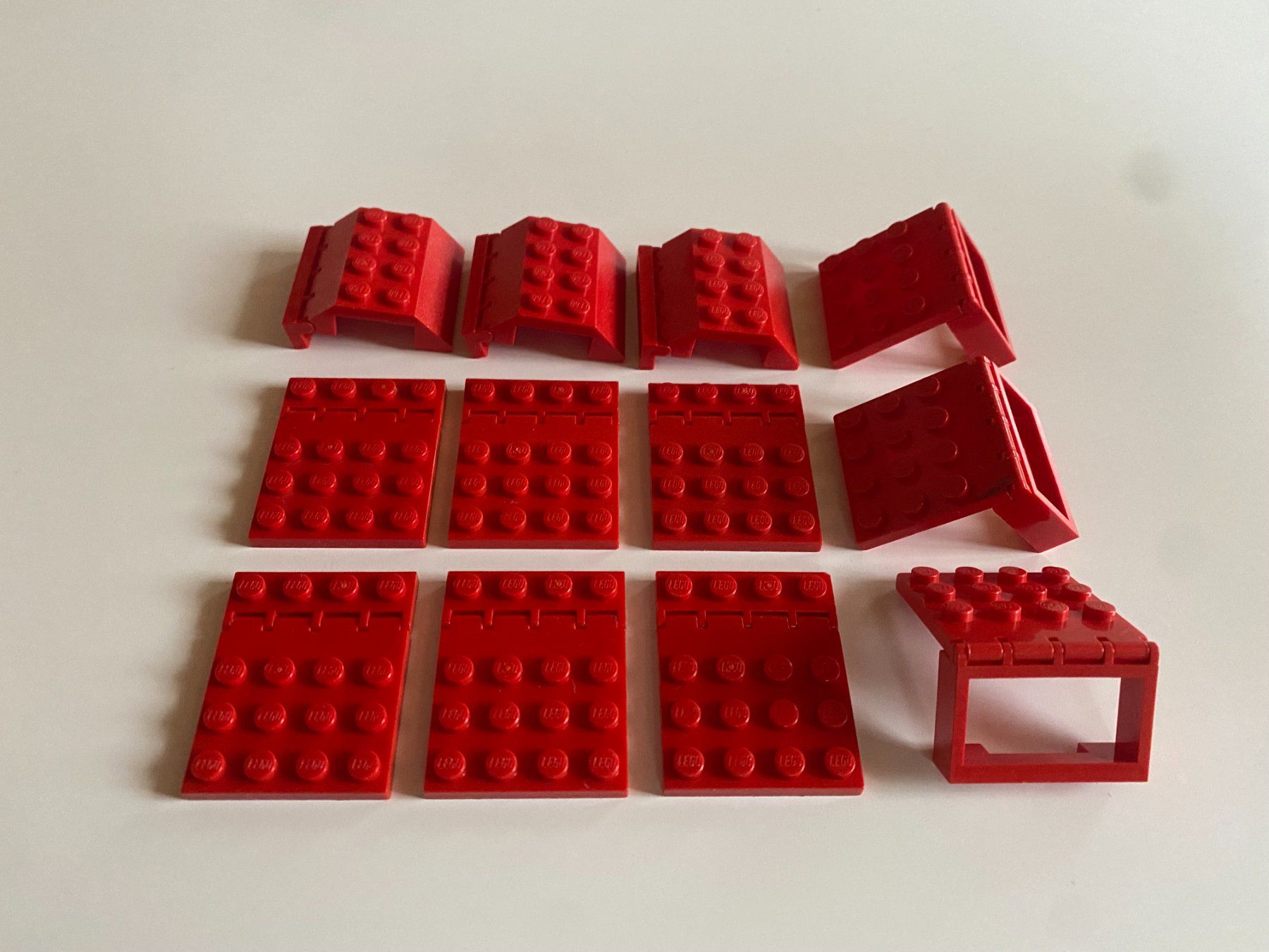 Lego Giocattoli: LEGO - ROTE - SCHARNIER - PLÄTTLI – Usato da Gelterkinden venduto da ajdt4