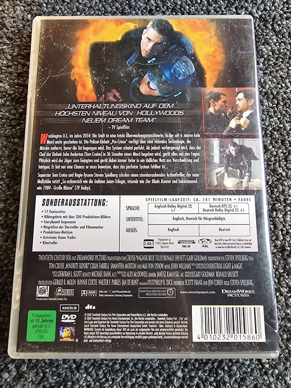 Tutti i DVDs: Minority Report (17604) – Usato da Ruswil venduto da jan_bxl5 1