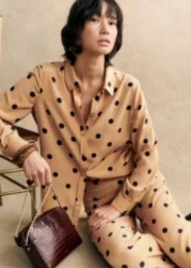 Sezane Blusen: Sezane Hemd und Hose Polka Dot Seide – Neu (gemäss Beschreibung) aus Mühleberg von ste_7ydk