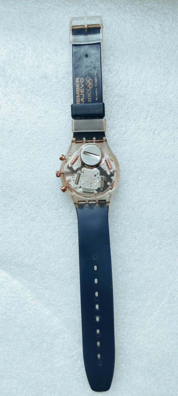 Swatch Uhren: Swatch Remember Sarajevo 1994 Olympiade – Gebraucht aus Zürich von sendbad 4