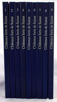 Ensemble de 9 livres "Châteaux forts de Suisse"