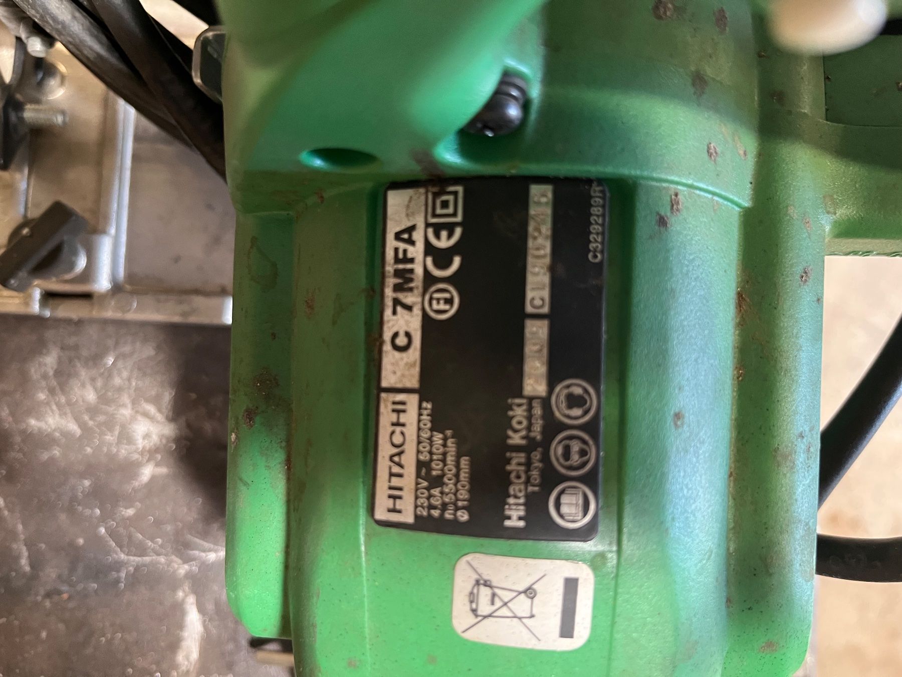 Hitachi Seghe: Hitachi C 7MFA Handkreissäge – Usato da willisau venduto da fiatdriver 2