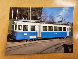 Postkarte TB Trogener Bahn Motorwagen BDe 4/4 7