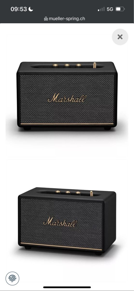 Marshall Casse acustiche: Marshall Acton III Bluetooth Lautsprecher - Schwarz! – Nuovo (secondo la descrizione) da Bülach venduto da mya192
