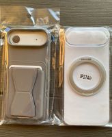 2x Handyhülle eine mit Kartenfach und Magnet Ring IP17Air