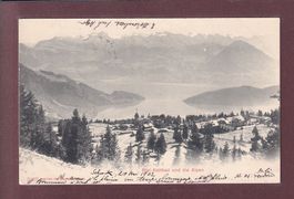 RIGI-KALTBAD und die Alpen - 1902