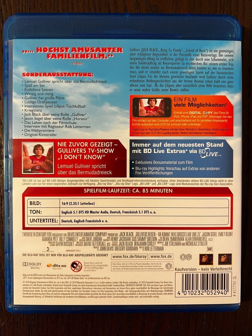 Tutti i DVDs: Gullivers Reisen – Usato da Zürich venduto da Blu-ray_ZH 1