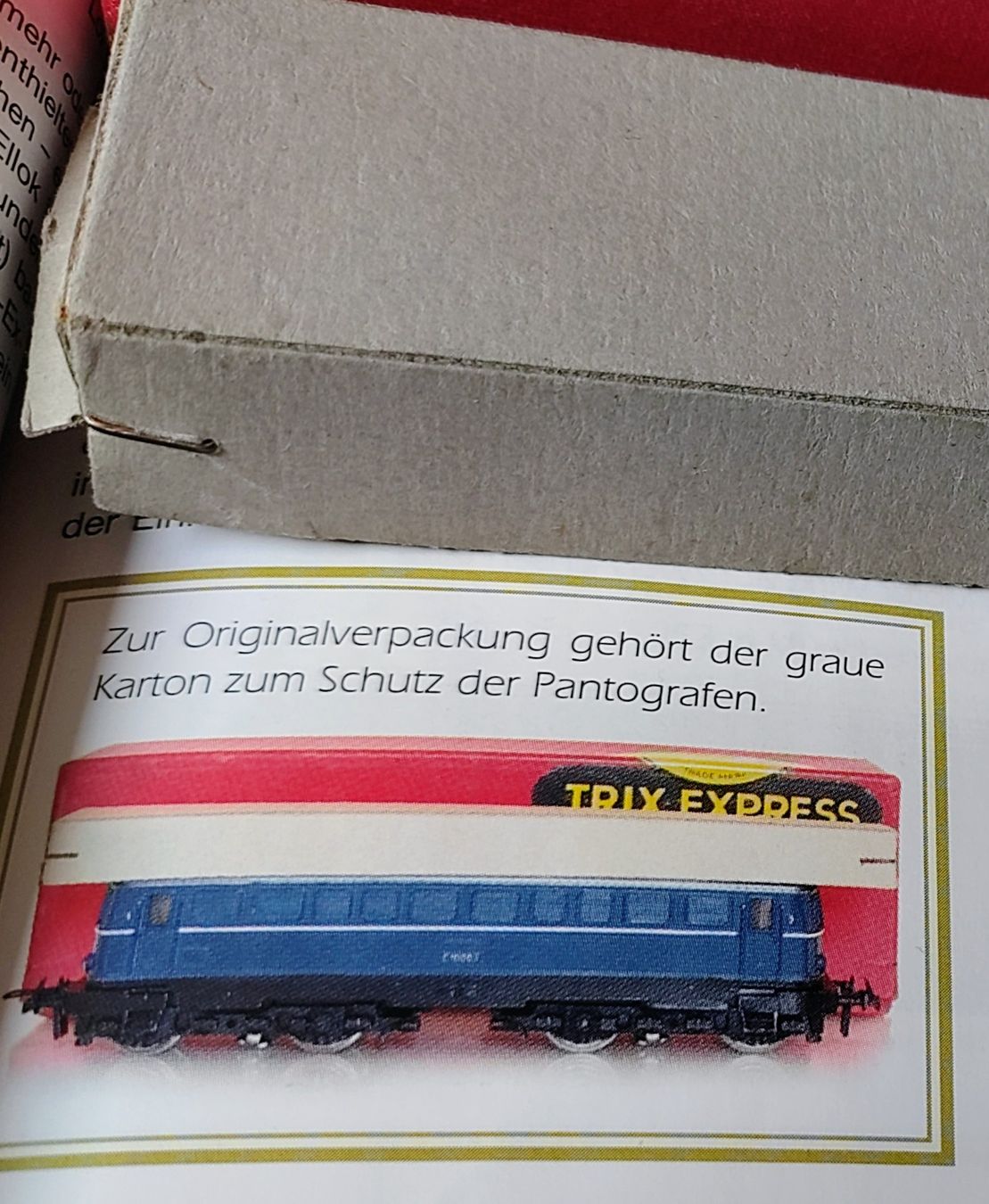 Modellini di ferrovie: TrixExpress E10 Prototyp der DB in Originalkartong anf.5OerJ – Usato da Kirchberg BE venduto da RadioGerberPrivat 9
