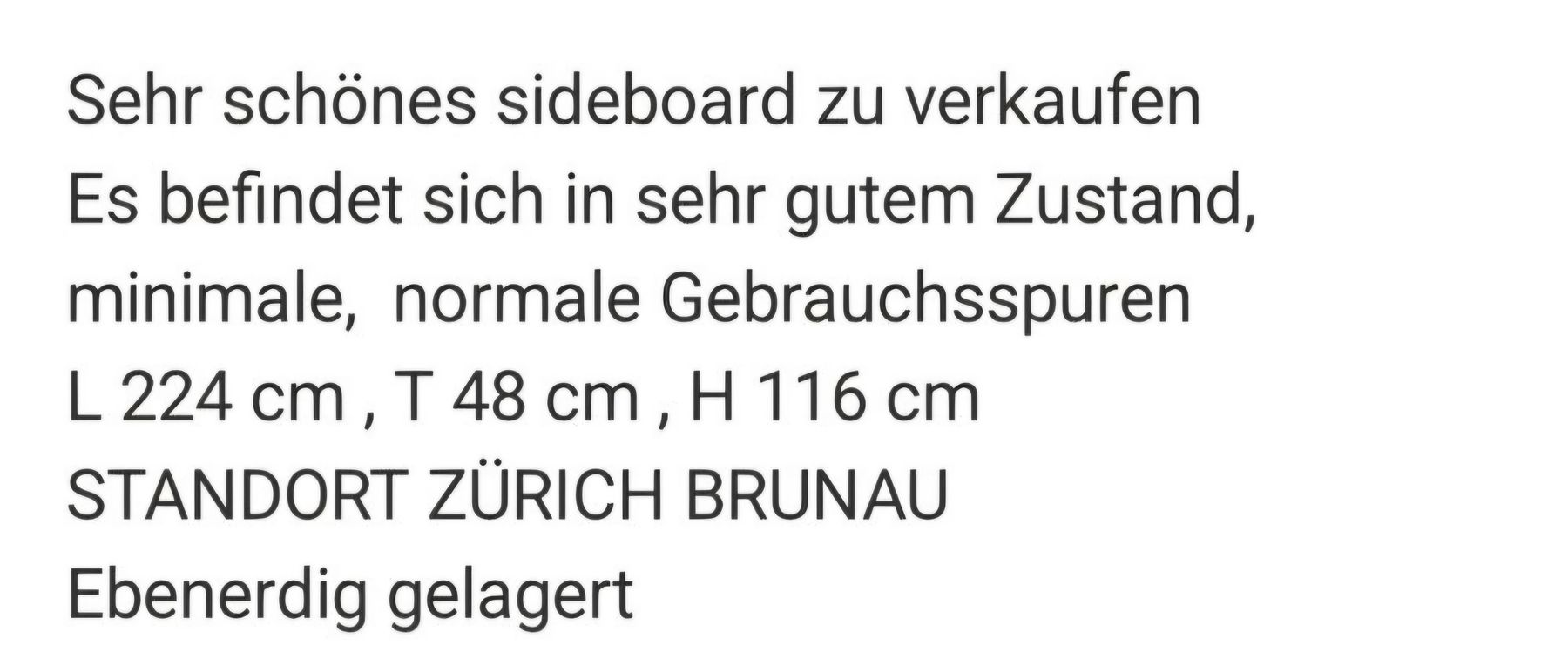 Cassettiere: vintage sideboard,  highboard , Anrichte – Usato da Zürich venduto da Reni8048 9
