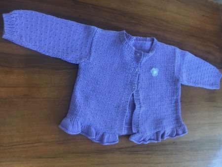 KINDERJÄGGLI. VON. HAND. GESTRICKT