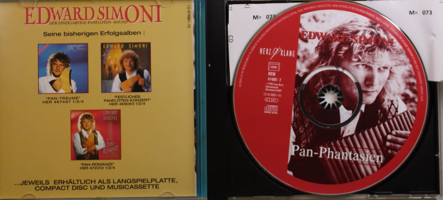 CDs: Edward Simoni – Pan-Phantasien – Gebraucht aus Luzern von CONTENTI 1