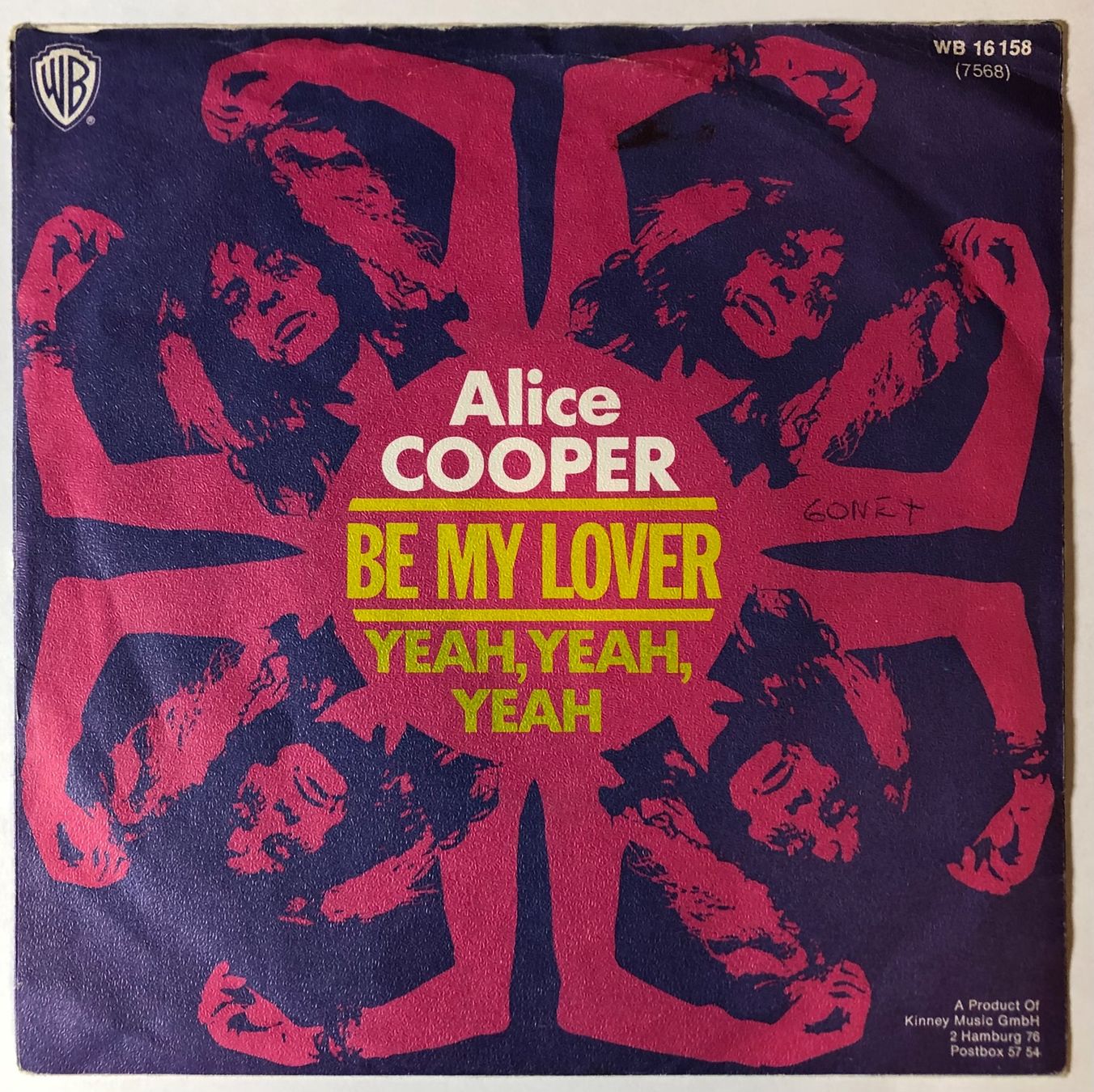 Dischi in vinile: ALICE COOPER - BE MY LOVER – Usato da Poliez-Pittet venduto da Newtown-Records 1