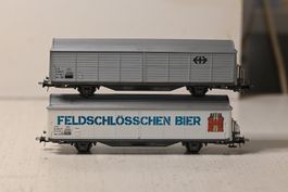 Hbis Roco HO/DC  SBB und Feldschlössen Bier mit OVP