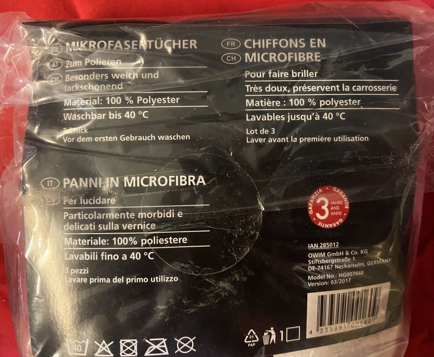 Prodotti per la cura: Ultimate Speed 3 x Mikrofasertücher – Nuovo e nell'imballaggio originale da Oftringen venduto da Vucki 2