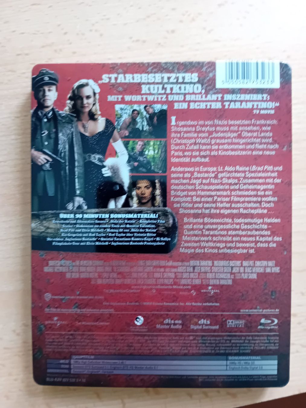 Tutti i DVDs: Blu - ray  Inglourious Basterds Steelbook – Nuovo e nell'imballaggio originale da Dübendorf venduto da 13geister 1