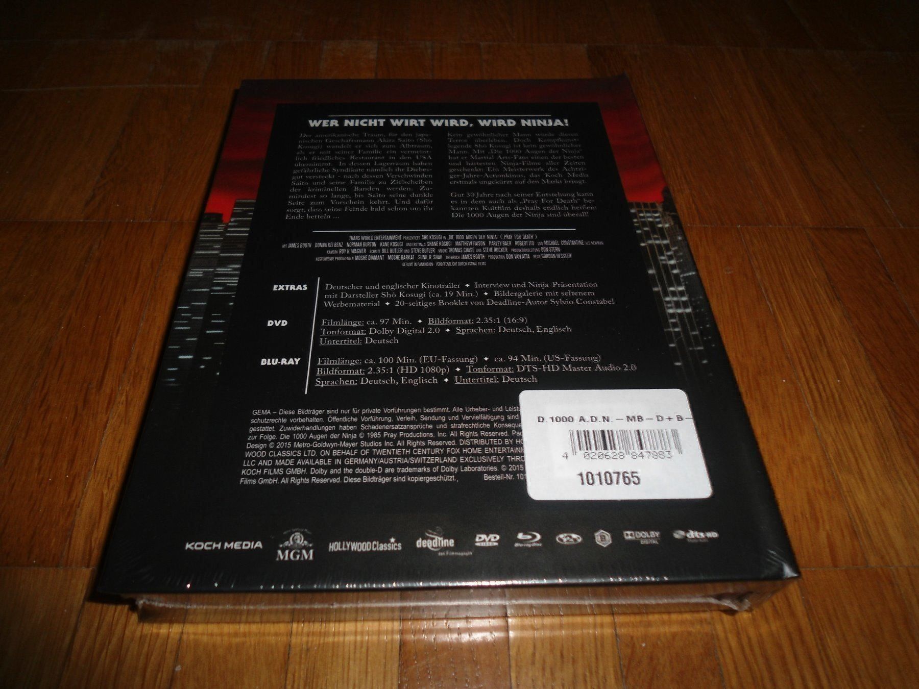 Tutti i DVDs: Die 1000 Augen der Ninja - MEDIABOOK - B - UNCUT – Nuovo e nell'imballaggio originale da Basel venduto da havsok 1