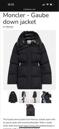 Moncler Gaube Daunenjacke, Gr. 0, wie neu, Winter-Must-have!
