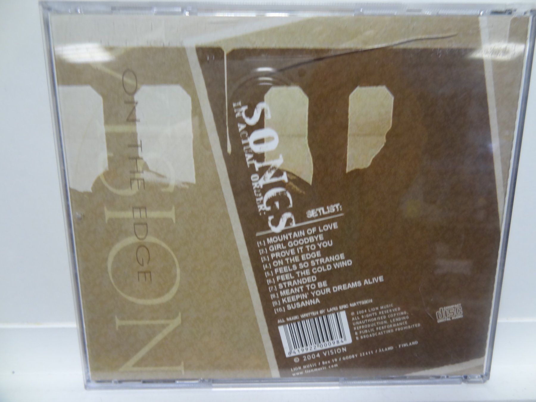 CDs: CD Vision On The Edge – D'occasion à luzern par musicandart 1
