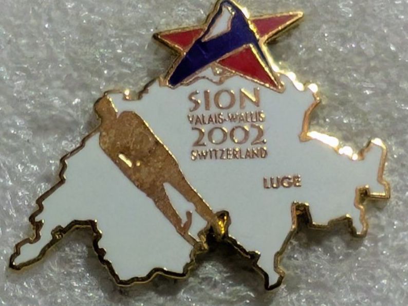Placchette & Badge: Ansteckpin 204: Sion 2002 – Usato da Oppligen venduto da Pin-Fall-Shop