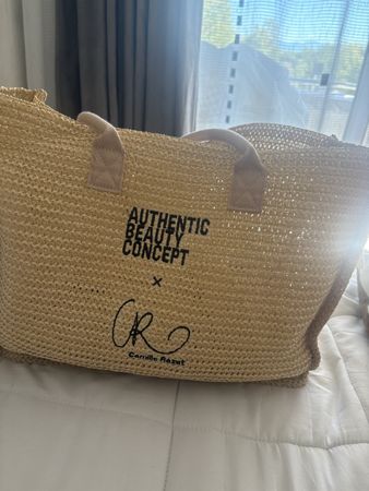 2 sacs de plage en paille 